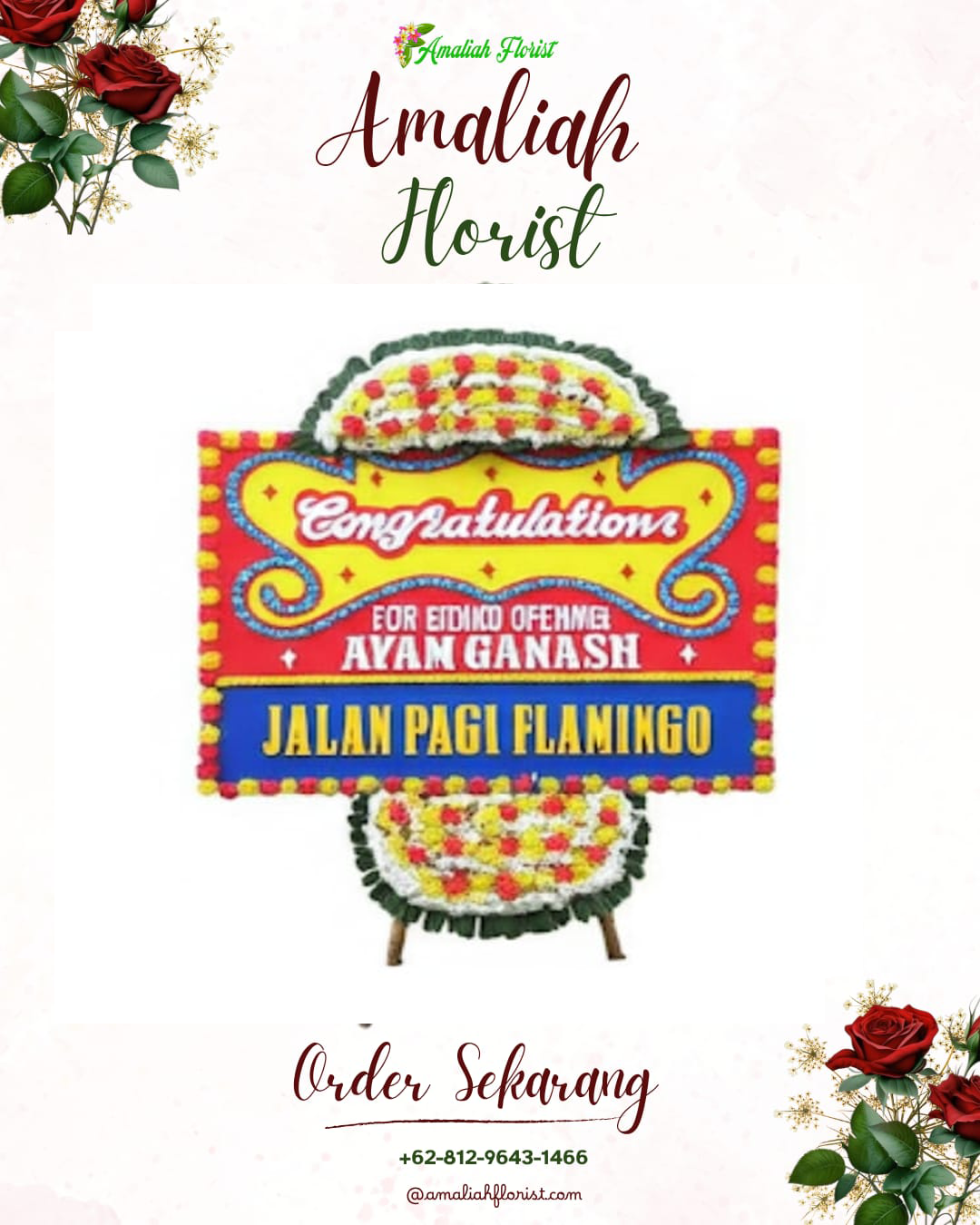 Sewa Papan Bunga Jakabaring